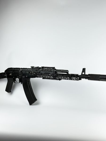 Цевье Металическое длинное для  АК74, АК47, АКС, АКМ стальное удлиненное ksm2 фото