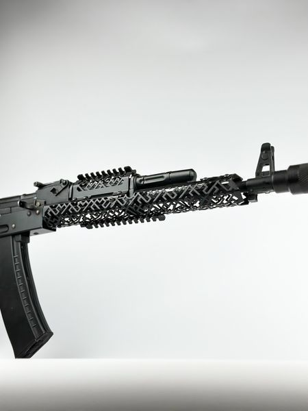Цевье Металическое длинное для  АК74, АК47, АКС, АКМ стальное удлиненное ksm2 фото