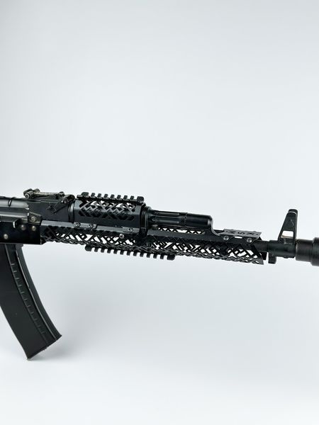 Цевье Металическое длинное для  АК74, АК47, АКС, АКМ стальное удлиненное ksm2 фото