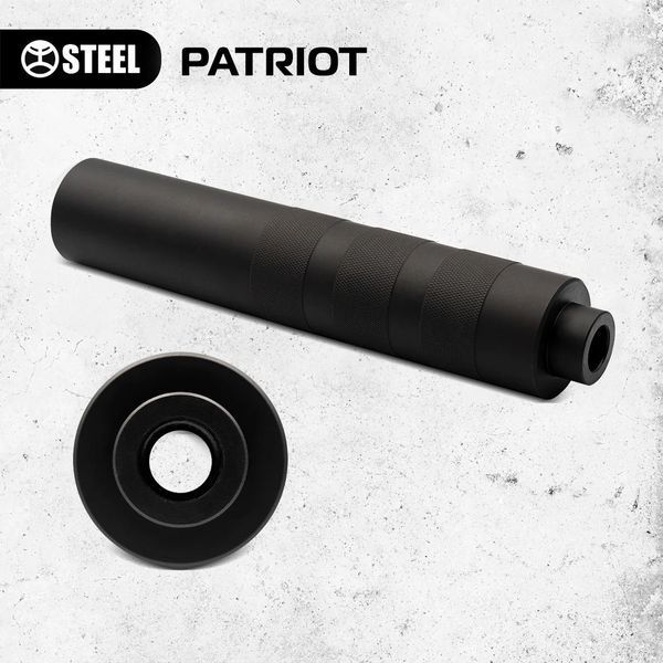 Глушитель PATRIOT .223/5.56 саундмодератор стальной PATRIOT .223  фото