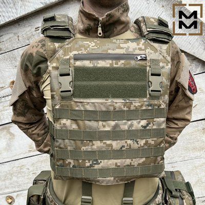 Плитоноска НЕПТУН Пиксель Плитоноска НАТО Пиксель Тактическая плитоноска ЗСУ бронежилет пиксельный ТУР фото