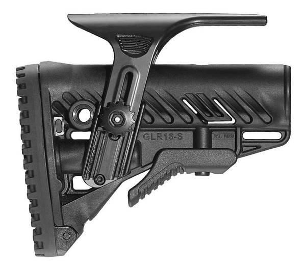 Приклад фиксированный FAB Defense для АК-47/74/АКМ Черный FAB  фото