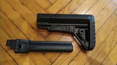 Приклад фиксированный DLG Com-Spec АК-47/74/АКМ Черный 3586L фото