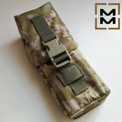 Тактический подсумок пиксель под 2 магазина АК ТУР фото