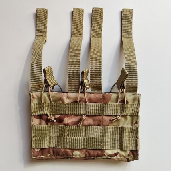 Подсумок тактический открытого типа тройной под магазины АК/AR-15 мультикам 3483848347 фото