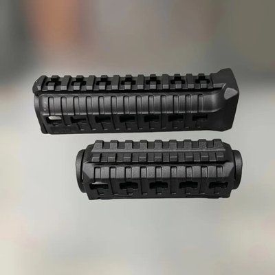 Цівка  АК 47/74 DLG TACTICAL полімерна, колір Чорний, 2 планки picatinny з кріпленням M-LOK 74bl фото