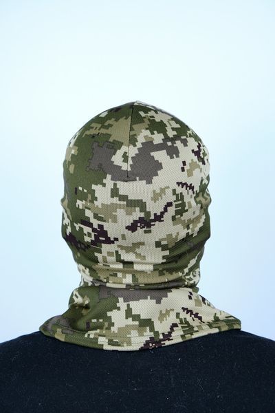 Тактическая балаклава пиксель,летняя легкая баф coolmax