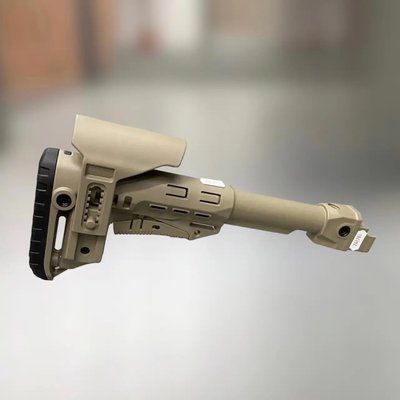 Приклад телескопический DLG TACTICAL CCP с трубкой, подщечником и антабкой (полный комплект) 242244 фото