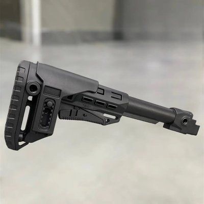 Телескопический складной приклад DLG TACTICAL на АК Приклад с адаптером складной АК Телескопический приклад telpr фото