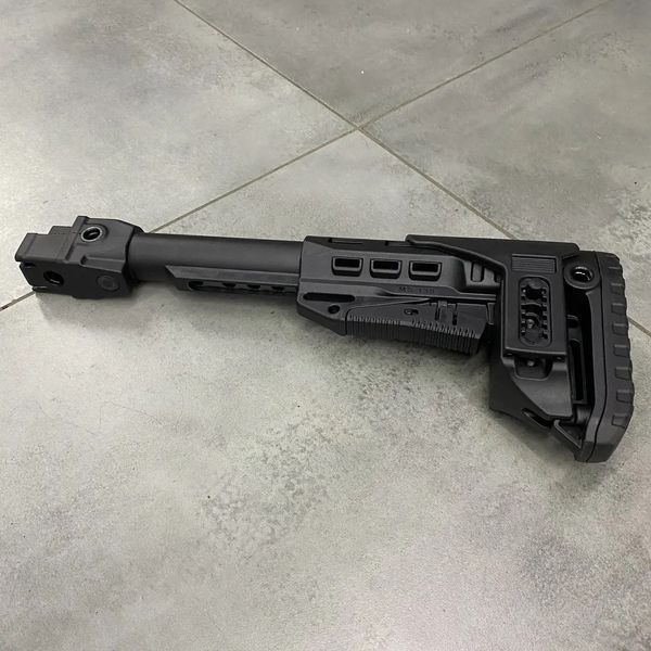 Телескопический складной приклад DLG TACTICAL на АК Приклад с адаптером складной АК Телескопический приклад telpr фото