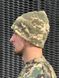 Тактическая теплая флисовая шапка пиксель,шапка для военных пиксель ,теплая зимняя армейская шапка флис