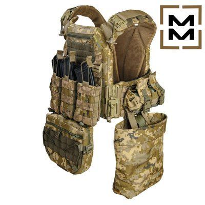 Плитоноска пиксель Cordura 1000, бронежилет пиксельный,военная плитоноска без плит пиксельный жилет 2023 фото